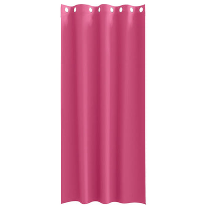 Tende Blackout con Anelli 2 pcs Rosa Vivo 245 x 140 cm | homemem39