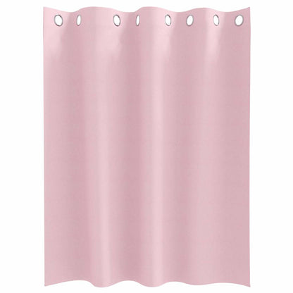 Tende Blackout con Anelli 2 pcs Rosa baby 140 x 140 cm | homemem39