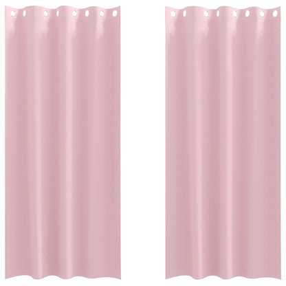 Tende Blackout con Anelli 2 pcs Rosa baby 260 x 140 cm | homemem39