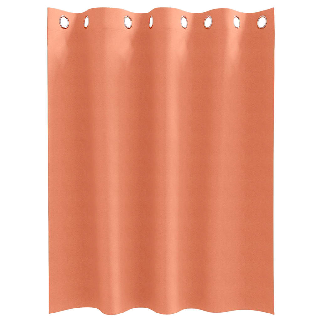 Tende Blackout con Anelli 2 pcs Terracotta 140 x 140 cm | homemem39