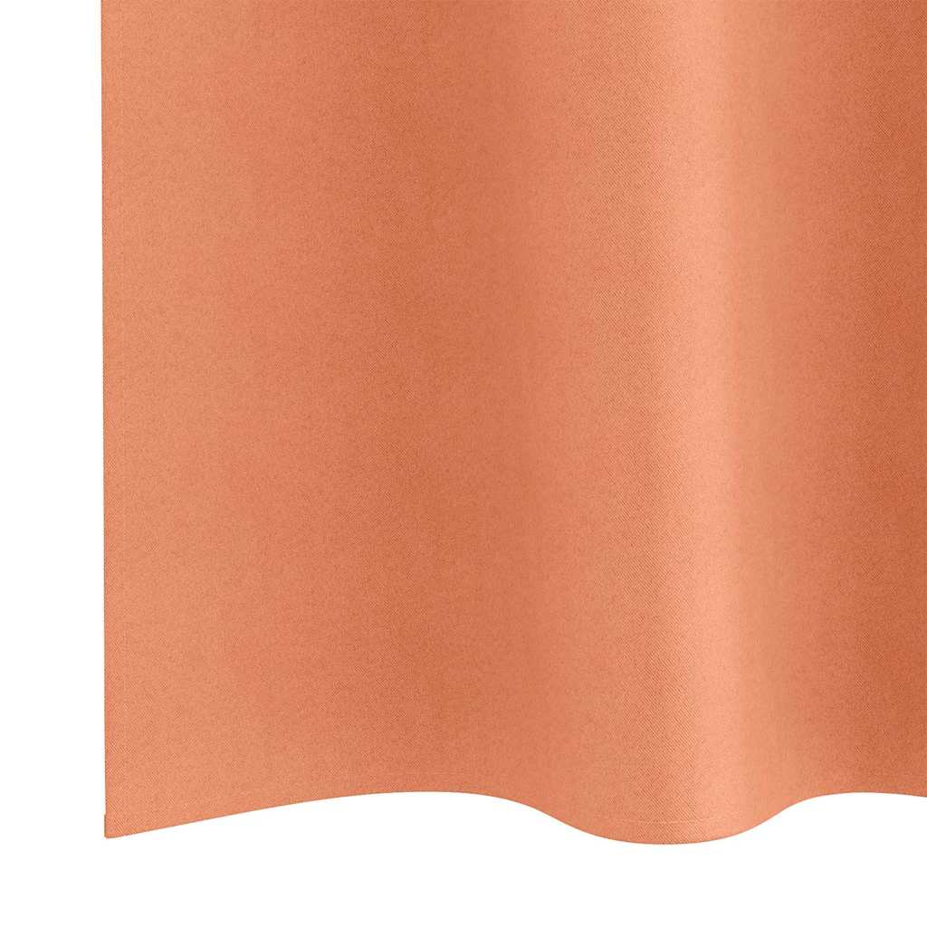 Tende Blackout con Anelli 2 pcs Terracotta 175 x 140 cm | homemem39