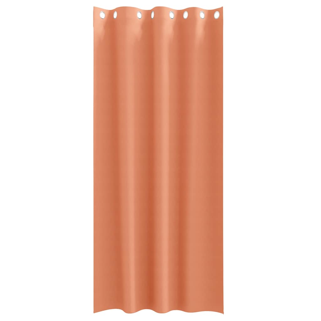 Tende Blackout con Anelli 2 pcs Terracotta 260 x 140 cm | homemem39