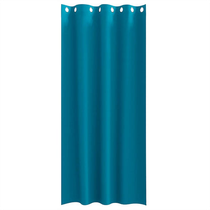 Tende Blackout con Anelli 2 pcs Turchese 260 x 140 cm | homemem39
