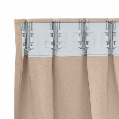 Tende Blackout con Anelli 2 pcs Talpa 225 x 140 cm Poliestere | homemem39