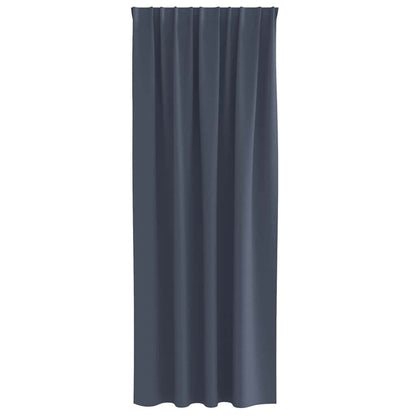 Tende Blackout con Anelli 2 pcs Antracite 260 x 140 cm | homemem39