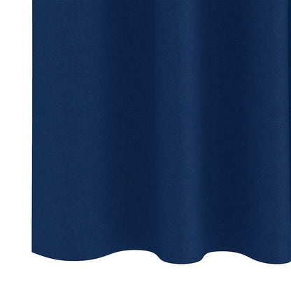 Tende Blackout con Anelli 2 pcs Blu Scuro 260 x 140 cm | homemem39