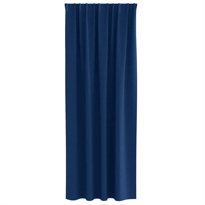 Tende Blackout con Anelli 2 pcs Blu Scuro 260 x 140 cm | homemem39
