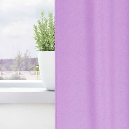 Tende Blackout con Anelli 2 pcs Viola 140 x 140 cm Poliestere | homemem39