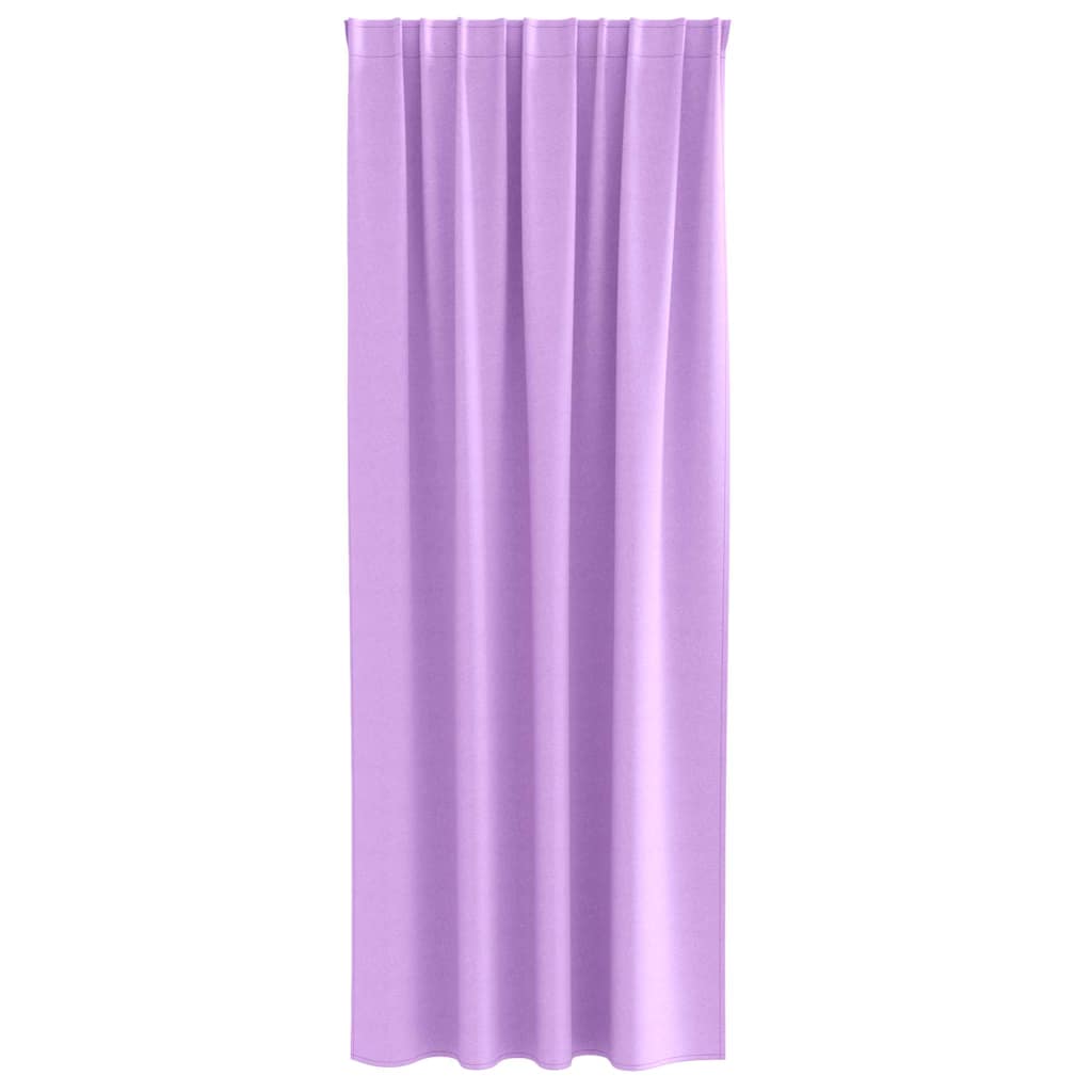 Tende Blackout con Anelli 2 pcs Viola 260 x 140 cm Poliestere | homemem39