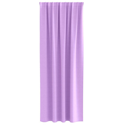 Tende Blackout con Anelli 2 pcs Viola 260 x 140 cm Poliestere | homemem39