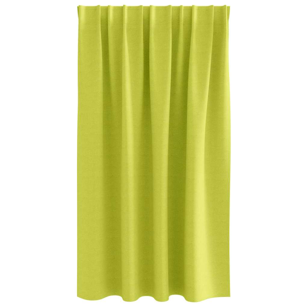 Tende Blackout con Anelli 2 pcs Verde 140 x 140 cm Poliestere | homemem39