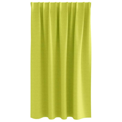 Tende Blackout con Anelli 2 pcs Verde 140 x 140 cm Poliestere | homemem39