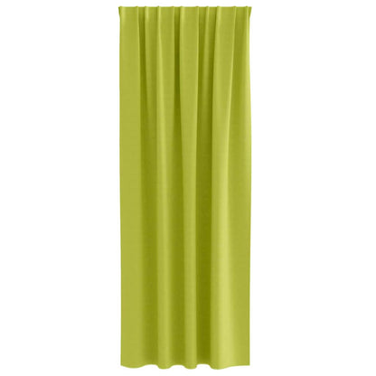 Tende Blackout con Anelli 2 pcs Verde 245 x 140 cm Poliestere | homemem39
