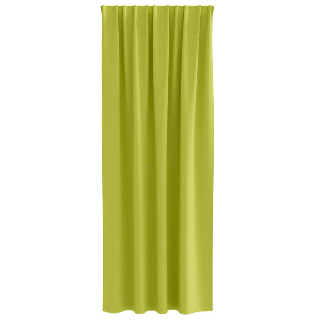 Tende Blackout con Anelli 2 pcs Verde 260 x 140 cm Poliestere | homemem39