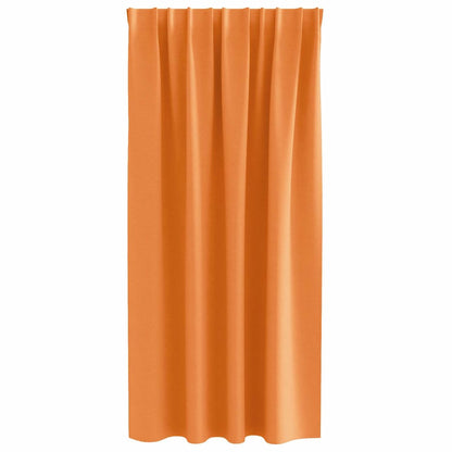 Tende Blackout con Anelli 2 pcs Arancione 175 x 140 cm | homemem39