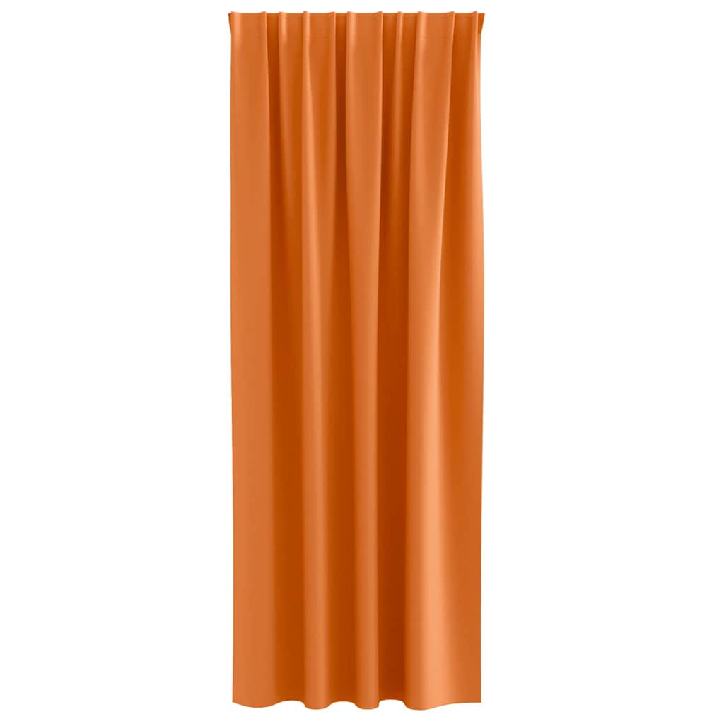 Tende Blackout con Anelli 2 pcs Arancione Vivo 225 x 140 cm | homemem39