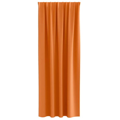 Tende Blackout con Anelli 2 pcs Arancione Vivo 245 x 140 cm | homemem39
