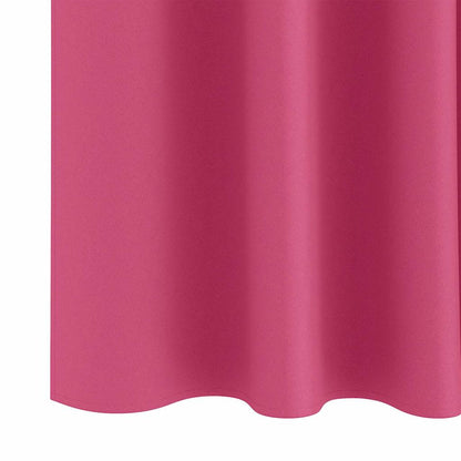 Tende Blackout con Anelli 2 pcs Rosa Vivo 260 x 140 cm | homemem39