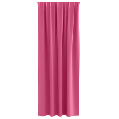 Tende Blackout con Anelli 2 pcs Rosa Vivo 260 x 140 cm | homemem39