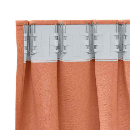 Tende Blackout con Anelli 2 pcs Terracotta 245 x 140 cm | homemem39
