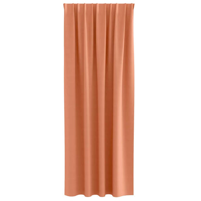 Tende Blackout con Anelli 2 pcs Terracotta 245 x 140 cm | homemem39