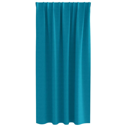 Tende Blackout con Anelli 2 pcs Turchese 175 x 140 cm | homemem39