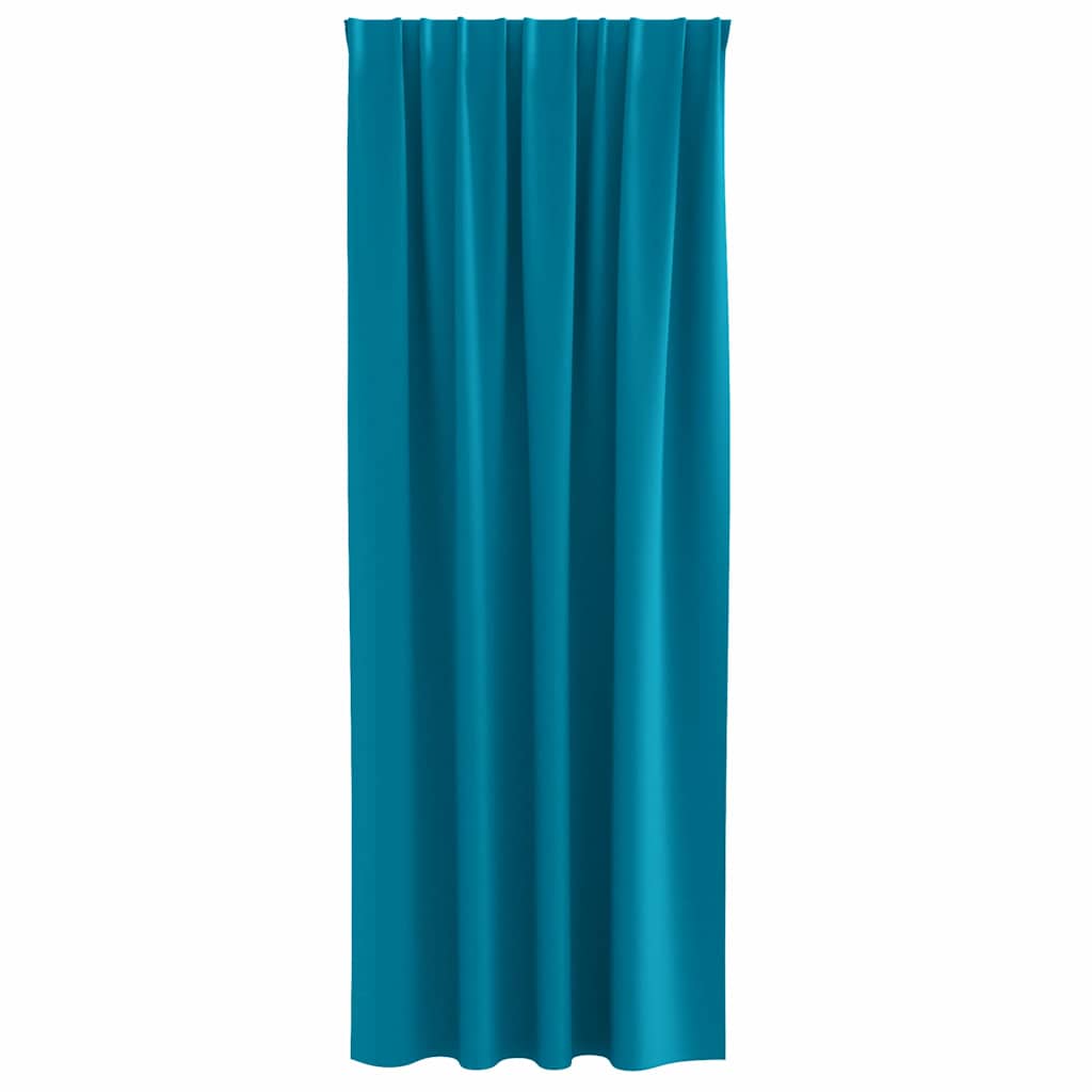 Tende Blackout con Anelli 2 pcs Turchese 245 x 140 cm | homemem39