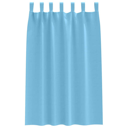 Tende Blackout con Anelli 2 pcs Blu Chiaro 175 x 140 cm | homemem39