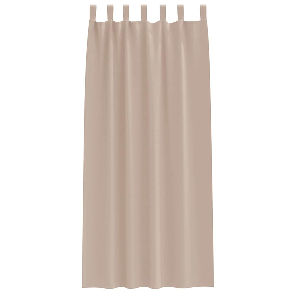 Tende Blackout con Anelli 2 pcs Talpa 245 x 140 cm Poliestere | homemem39
