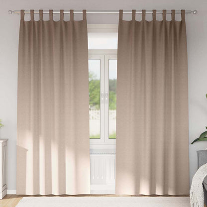 Tende Blackout con Anelli 2 pcs Talpa 260 x 140 cm Poliestere | homemem39
