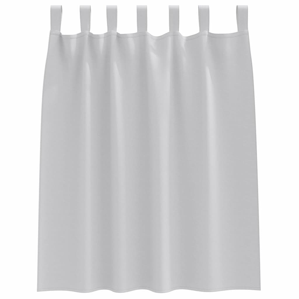 Tende Blackout con Anelli 2 pcs Grigio chiaro 140 x 140 cm | homemem39