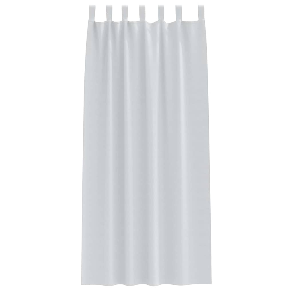 Tende Blackout con Anelli 2 pcs Grigio Chiaro 245 x 140 cm | homemem39