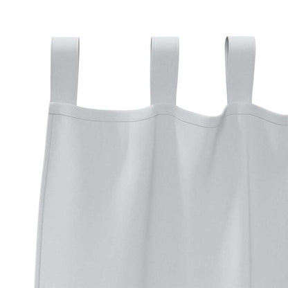 Tende Blackout con Anelli 2 pcs Grigio Chiaro 260 x 140 cm | homemem39
