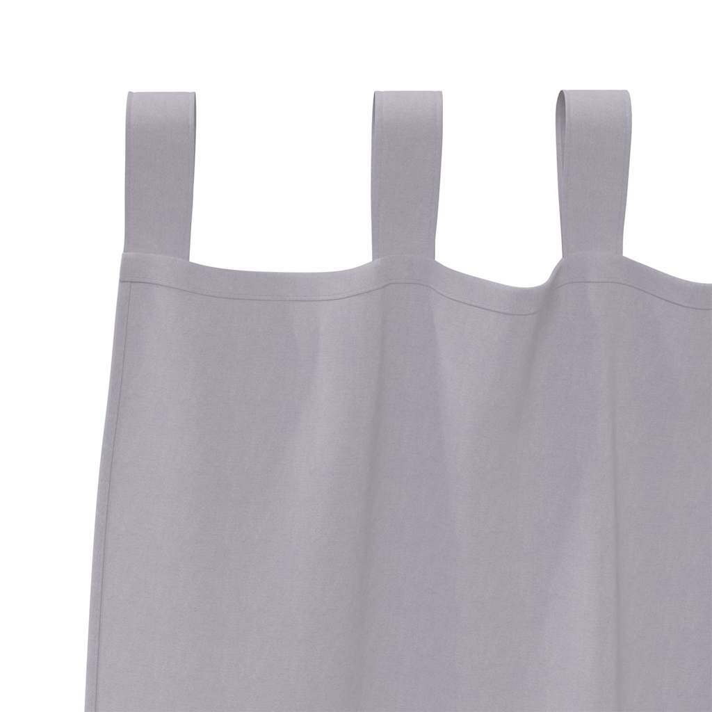 Tende Blackout con Anelli 2 pcs Grigio Metallico 175 x 140 cm | homemem39
