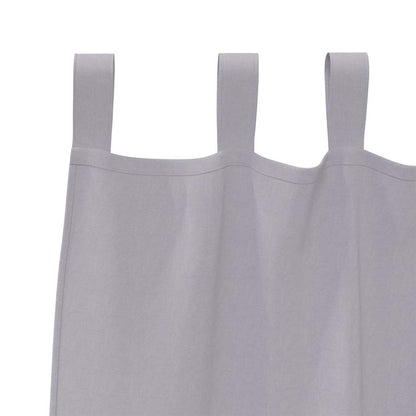 Tende Blackout con Anelli 2 pcs Grigio Metallico 225 x 140 cm | homemem39