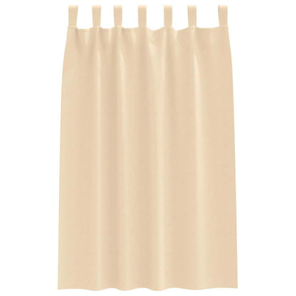 Tende Blackout con Anelli 2 pcs Crema 175 x 140 cm Poliestere | homemem39