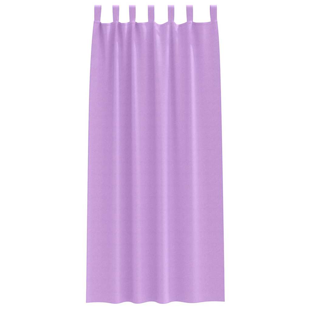 Tende Blackout con Anelli 2 pcs Viola 245 x 140 cm Poliestere | homemem39