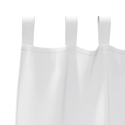 Tende Blackout con Anelli 2 pcs Bianco Puro 175 x 140 cm | homemem39
