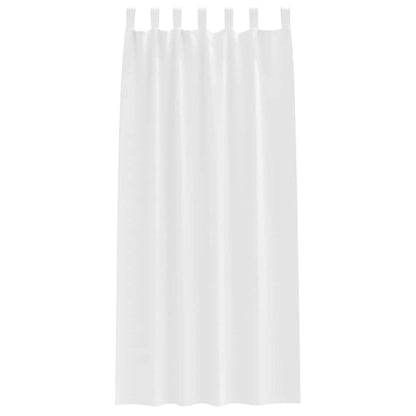 Tende Blackout con Anelli 2 pcs Bianco Puro 225 x 140 cm | homemem39