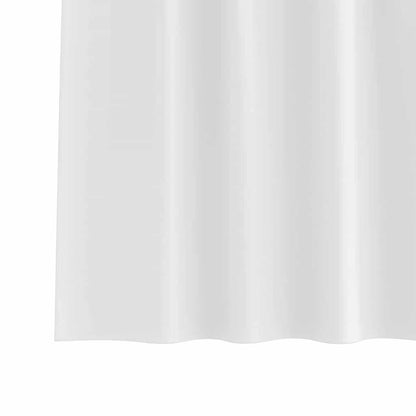 Tende Blackout con Anelli 2 pcs Bianco Puro 245 x 140 cm