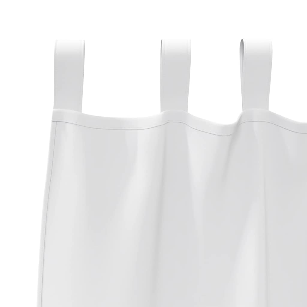 Tende Blackout con Anelli 2 pcs Bianco Puro 260 x 140 cm | homemem39