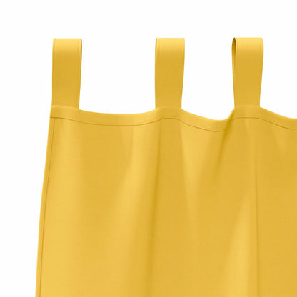 Tende Blackout con Anelli 2 pcs Giallo senape 225 x 140 cm | homemem39