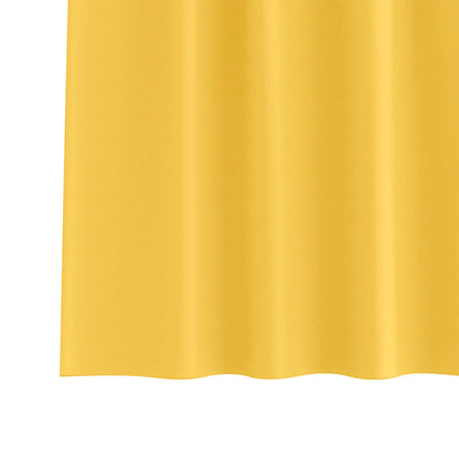 Tende Blackout con Anelli 2 pcs Giallo senape 245 x 140 cm | homemem39