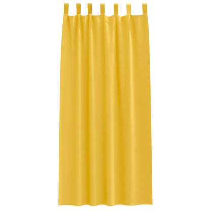 Tende Blackout con Anelli 2 pcs Giallo senape 245 x 140 cm | homemem39
