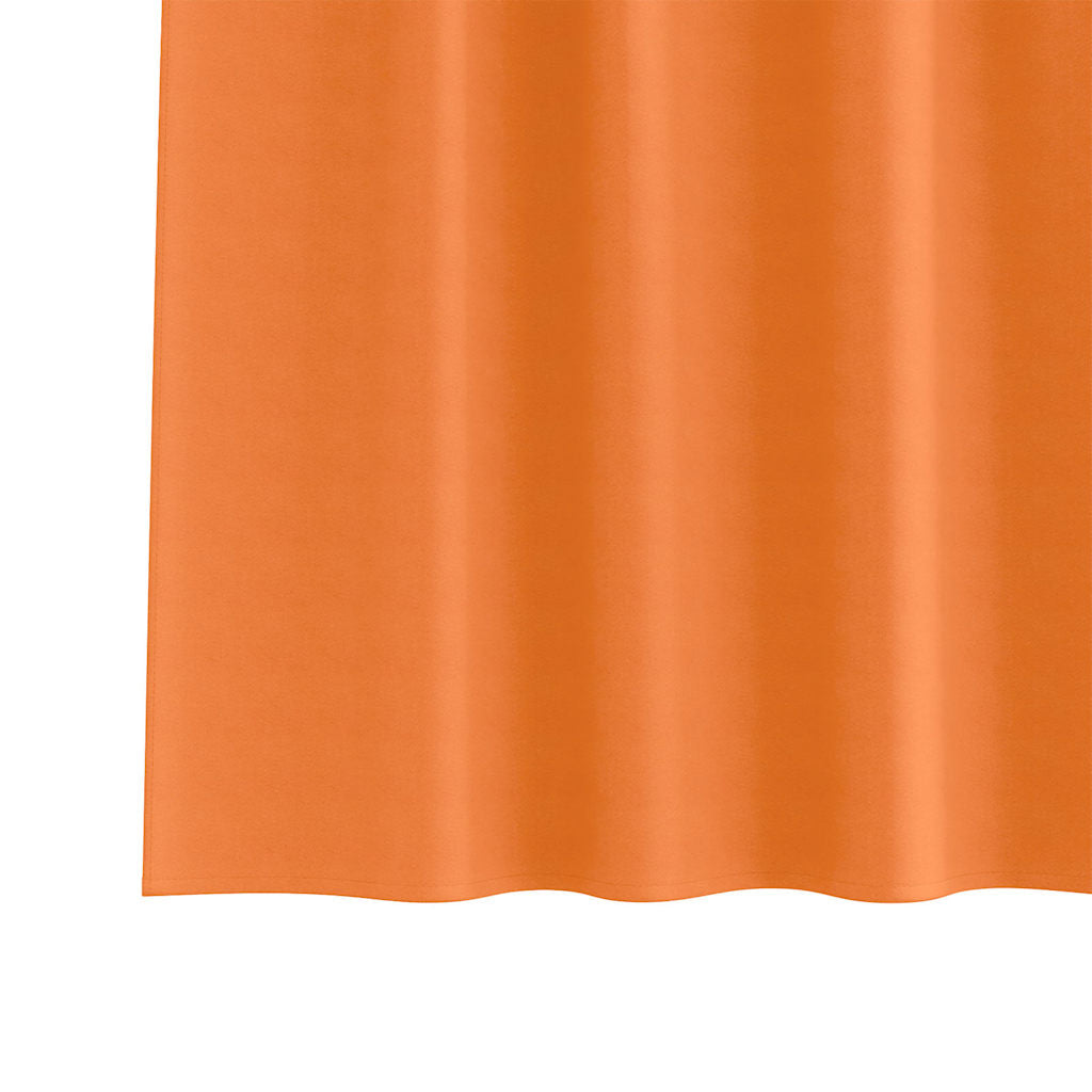 Tende Blackout con Anelli 2 pcs Arancione Vivo 175 x 140 cm | homemem39