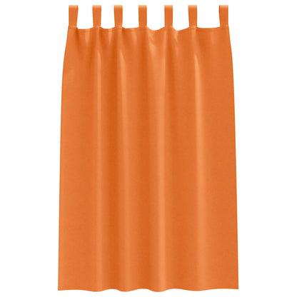 Tende Blackout con Anelli 2 pcs Arancione Vivo 175 x 140 cm | homemem39