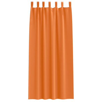 Tende Blackout con Anelli 2 pcs Arancione Vivo 260 x 140 cm | homemem39