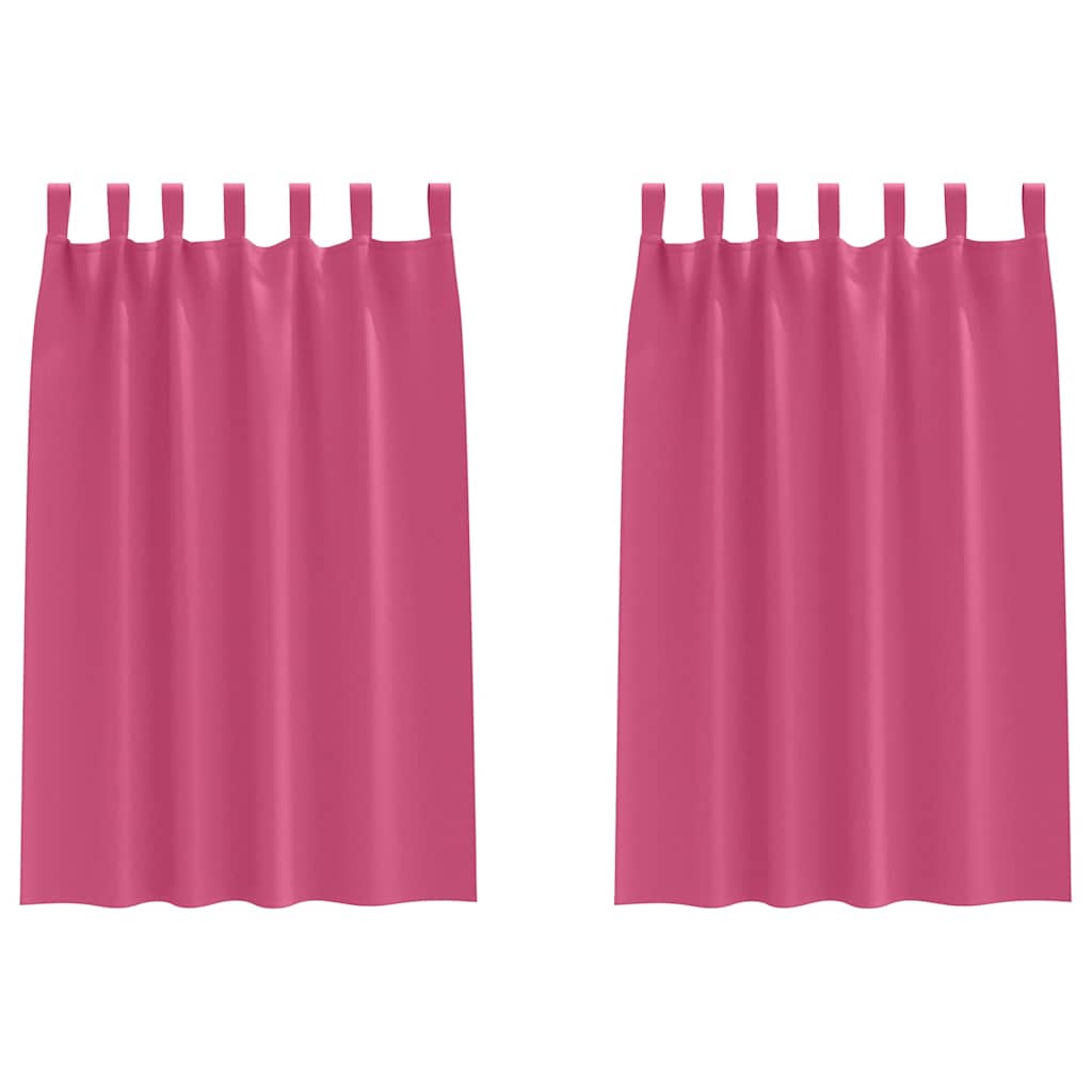 Tende Blackout con Anelli 2 pcs Rosa Vivo 175 x 140 cm | homemem39