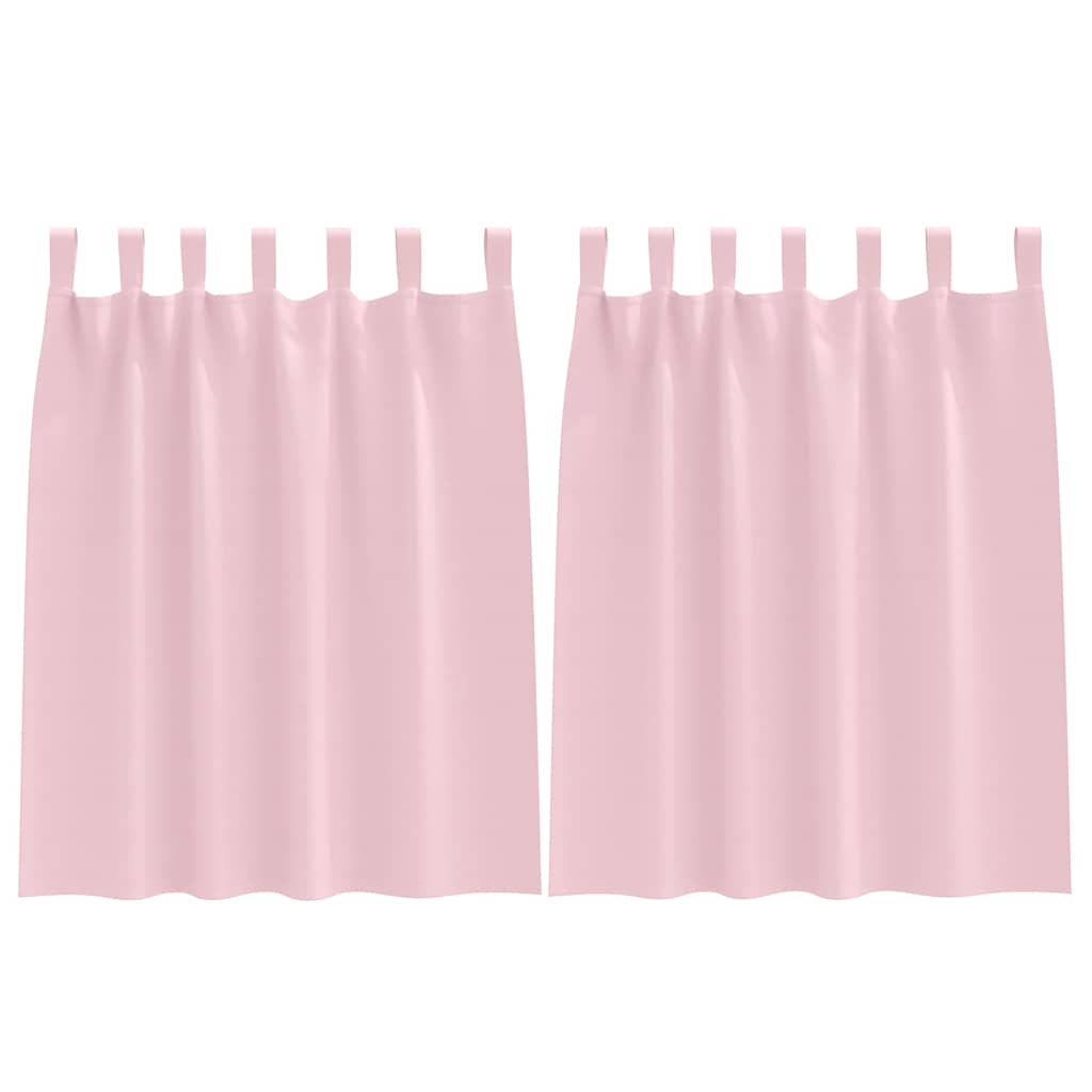 Tende Blackout con Anelli 2 pcs Rosa baby 140 x 140 cm | homemem39