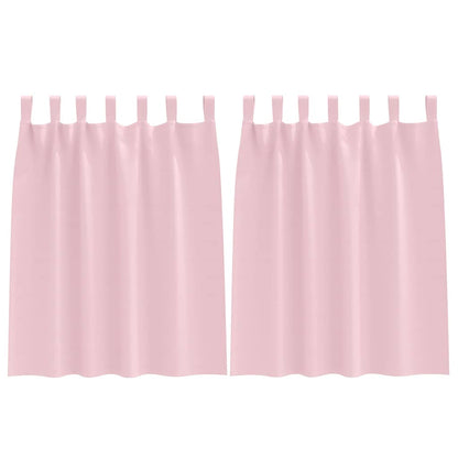 Tende Blackout con Anelli 2 pcs Rosa baby 140 x 140 cm | homemem39